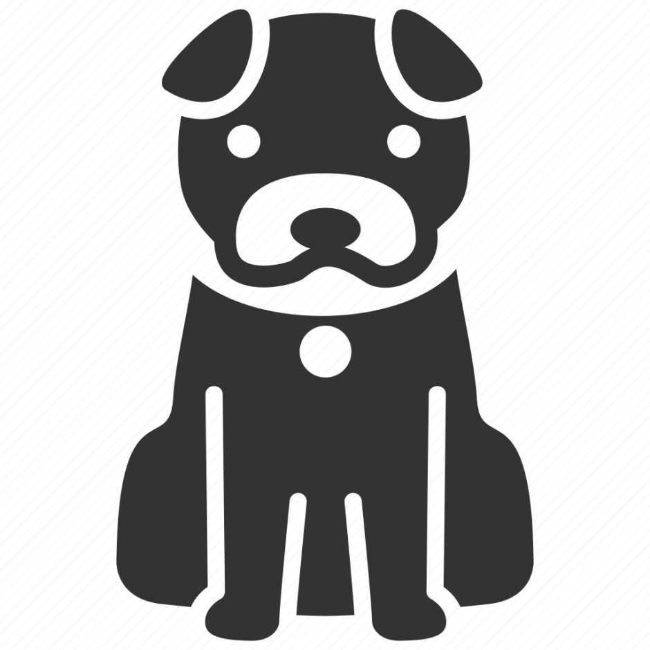 Собака иконка