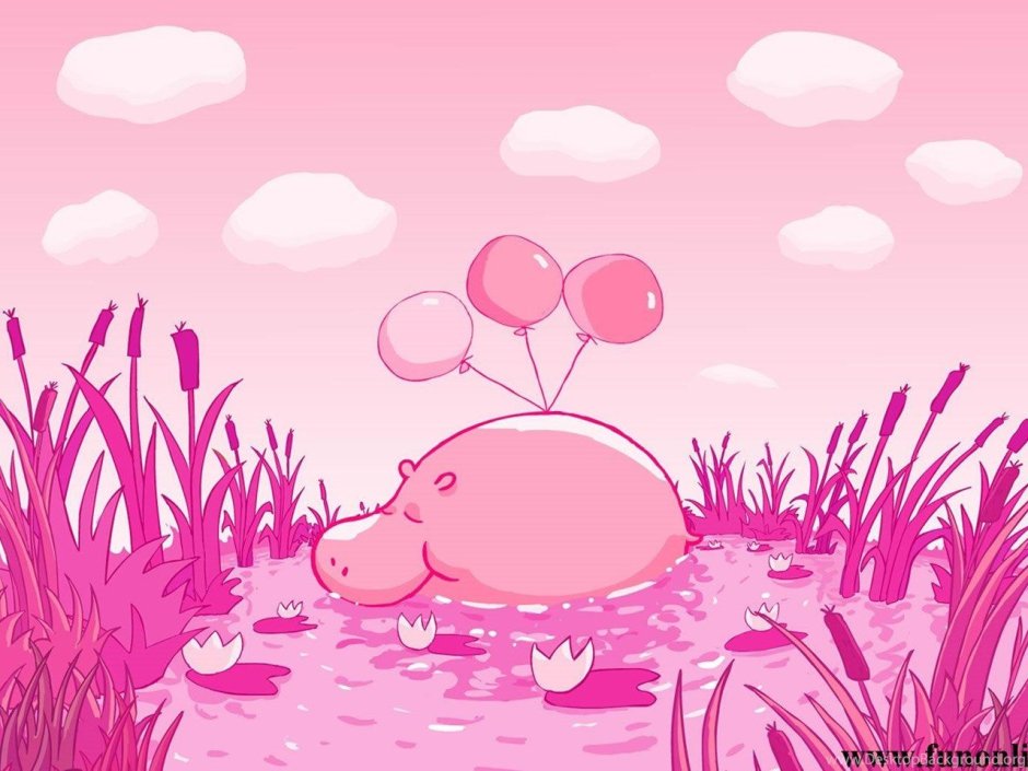 Розовый Бегемот Смешарики