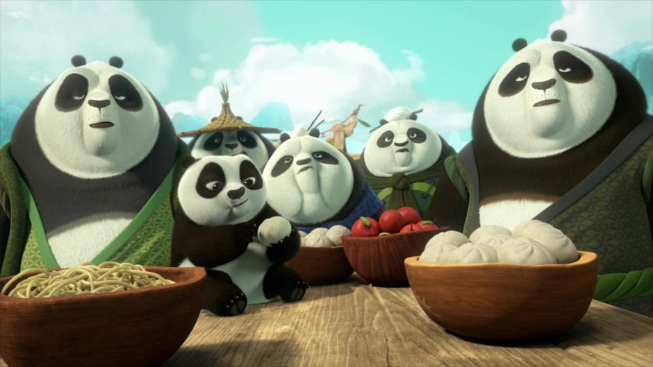 Кунг фу Панда пельмешки