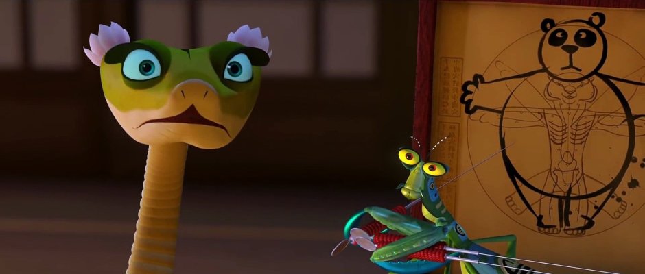 Кунг-фу Панда гадюка арт