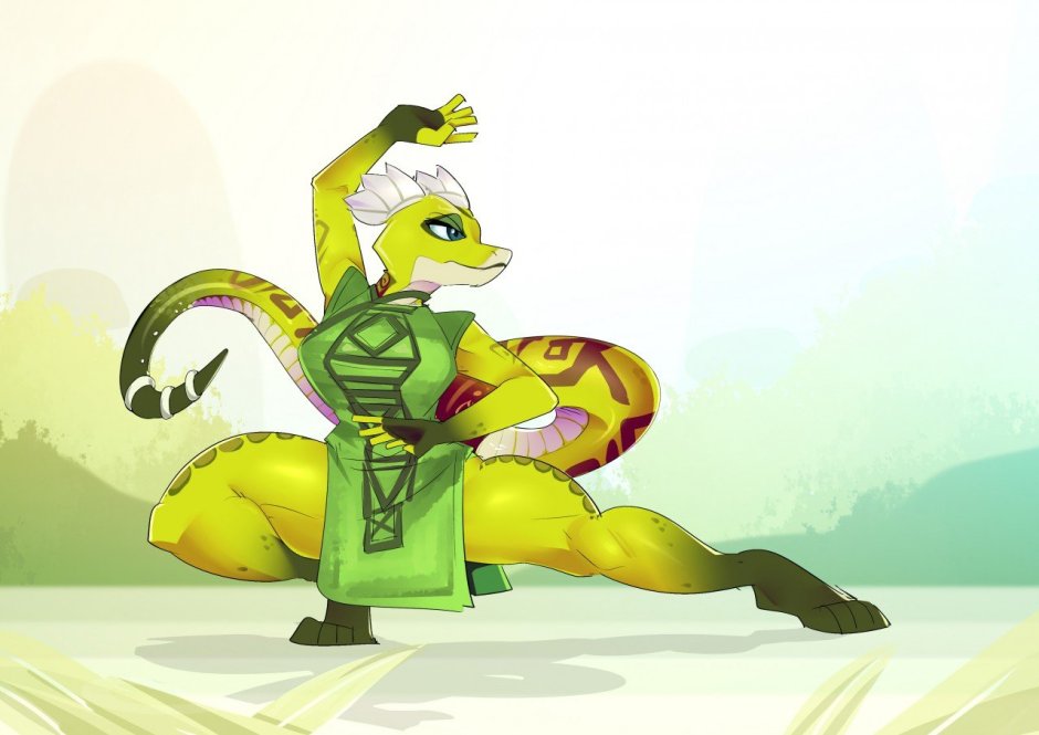 Кунг фу Панда гадюка