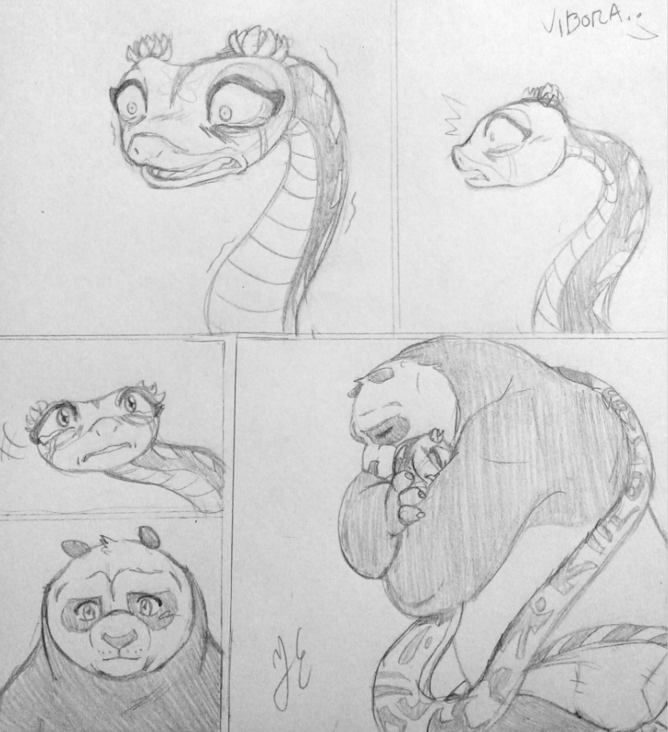 Кунг фу Панда гадюка