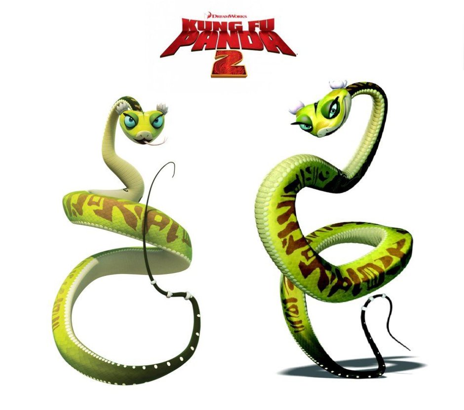 Кунг-фу Панда гадюка арт