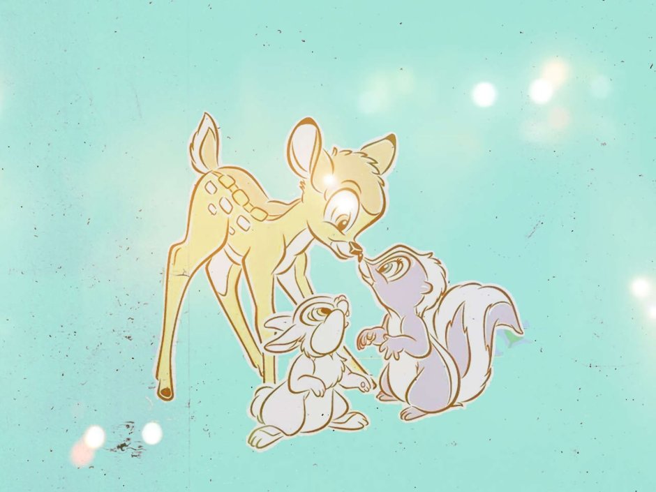 Бэмби обои Эстетика