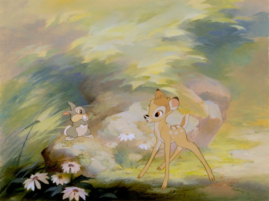 Бэмби мультфильм 1942