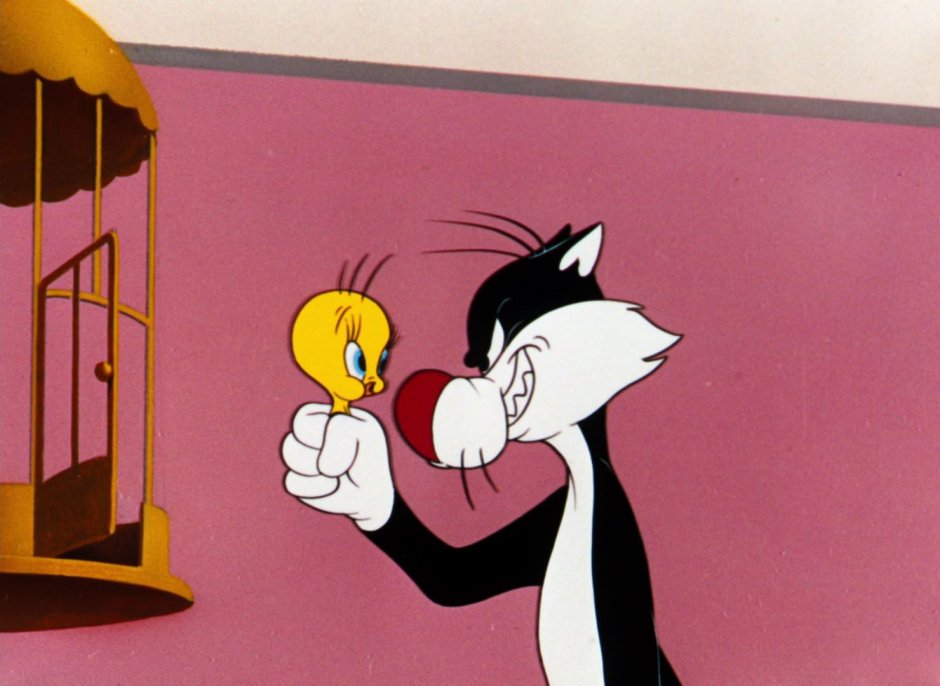 Кот Сильвестр и птичка Твитти