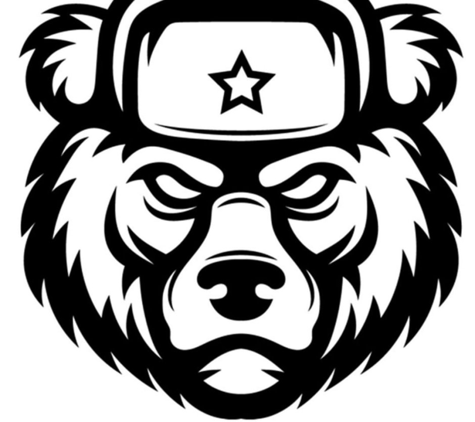 Медведь в шапке ушанке