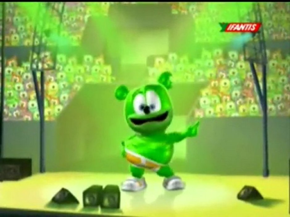 Розовый мишка гумибер