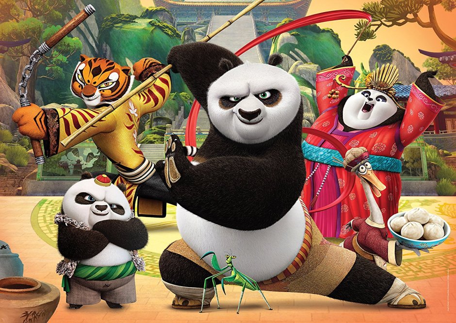 Кунг фу Панда 3 пятерка