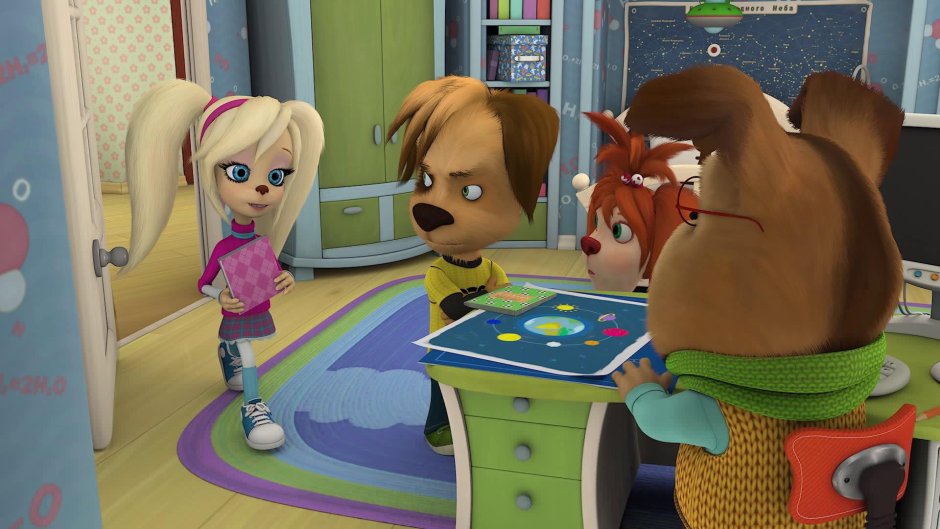 Барбоскины Лиза и малыш