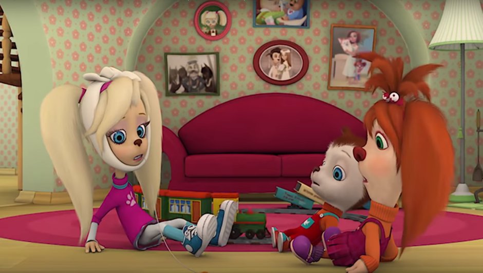 Барбоскины Лиза малыш и роза