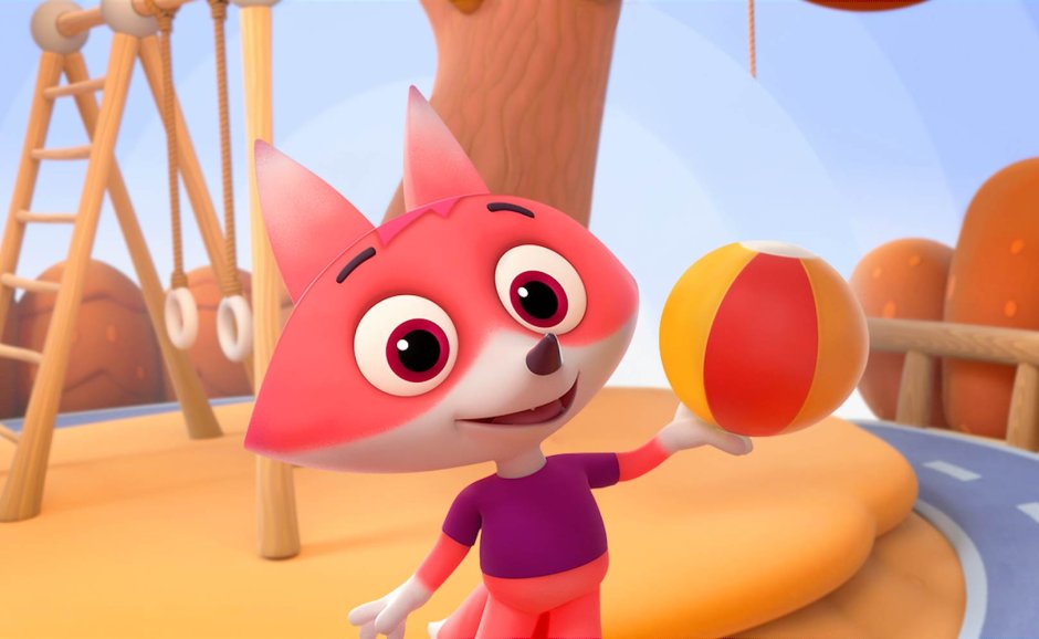 Лисенок ай ай ай цветняшки мультик