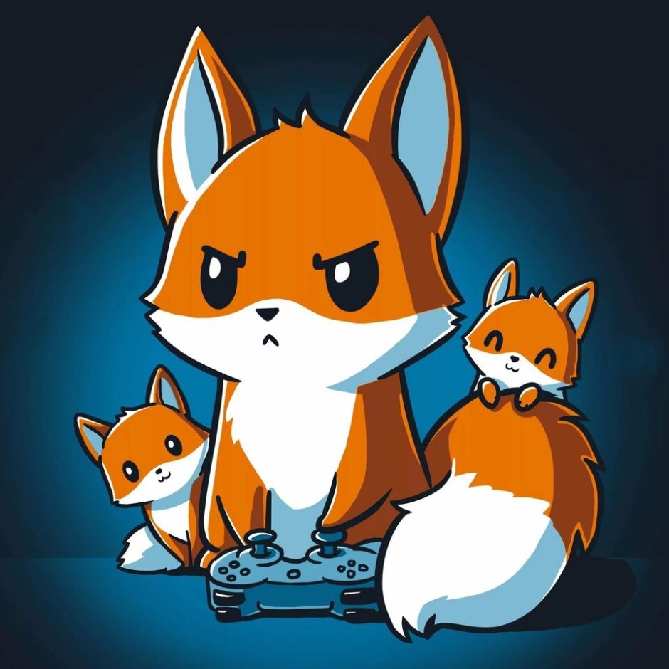 Няшные лисички