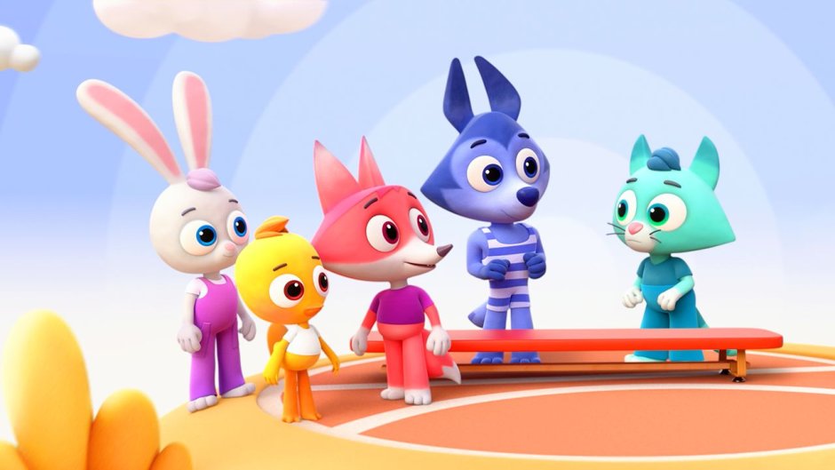 Герои мультика цветняшки