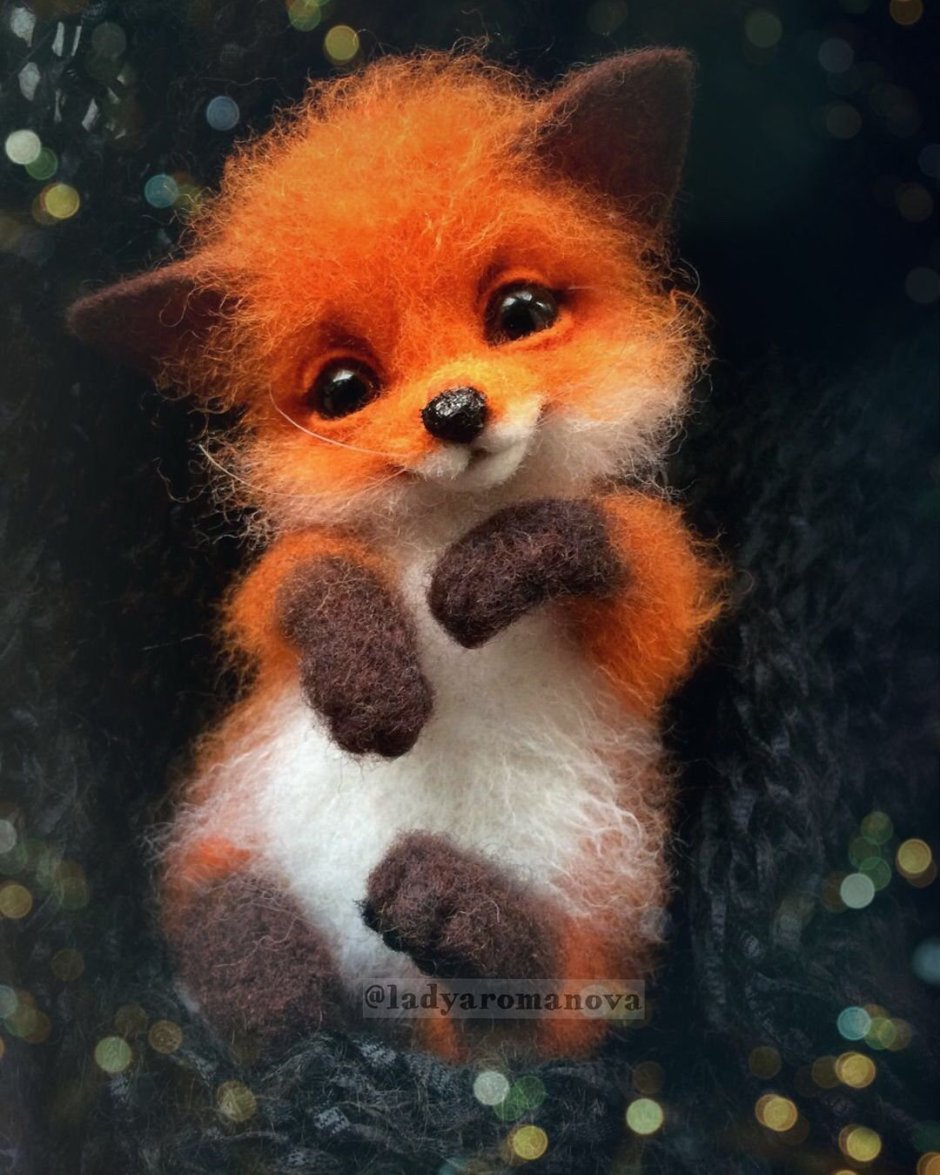 Валяный Лисенок