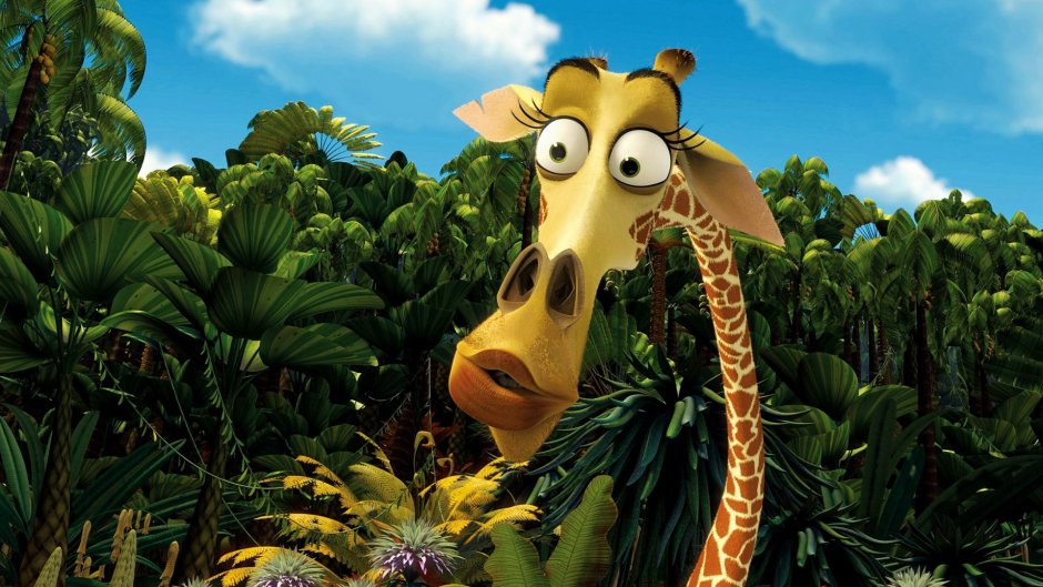 Жираф Мелман из Мадагаскара