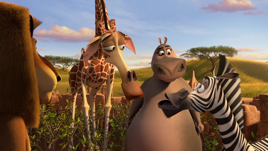 Мелман и Глория из Мадагаскара